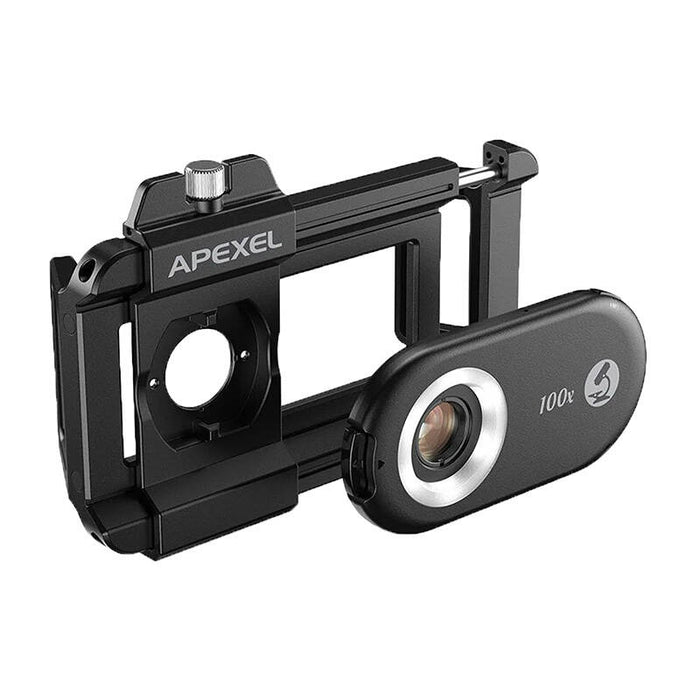 Обектив за камера за телефон Apexel APL-MS3IN1, 3x CPL, 200x / 150x / 100x