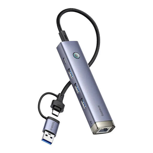 4в1 хъб Baseus UltraJoy USB-A & USB-C към 3x USB3.0