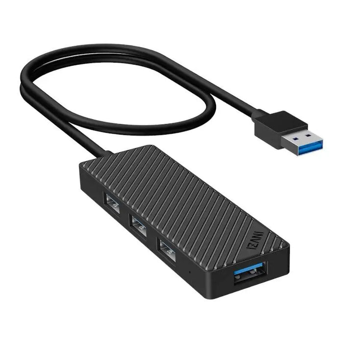 4в1 хъб INVZI MH04 4x USB 3.0 черен