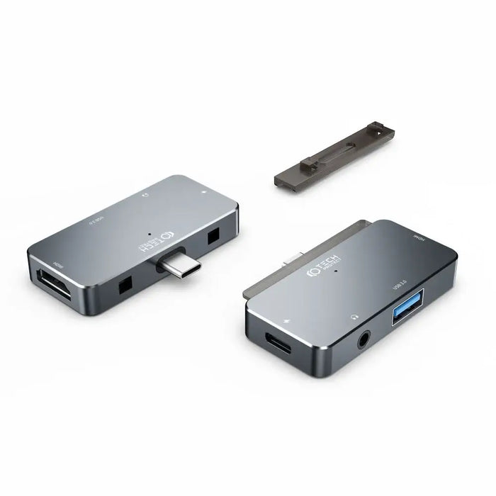 4в1 хъб Tech-Protect V6 USB-C към USB-A 3.0 / USB-C