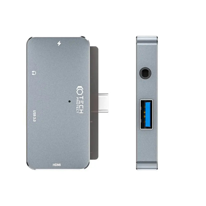 4в1 хъб Tech-Protect V6 USB-C към USB-A 3.0 / USB-C