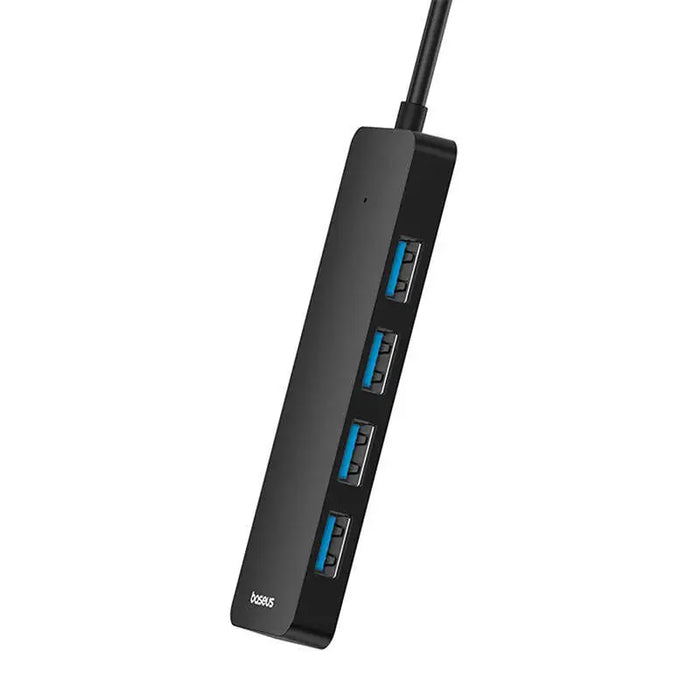 4в1 хъб Baseus UltraJoy Lite USB-A към USB 3.0 50cm черен