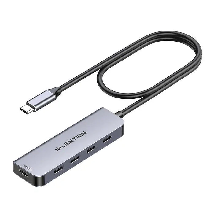 5в1 хъб Lention USB-C към 4x USB-C 5Gbps + USB-C