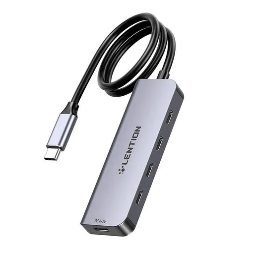 5в1 хъб Lention USB-C към 4x USB-C 5Gbps + USB-C