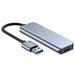 5в1 хъб Tech-Protect V0 USB-A към USB-A 3.0 / 3x