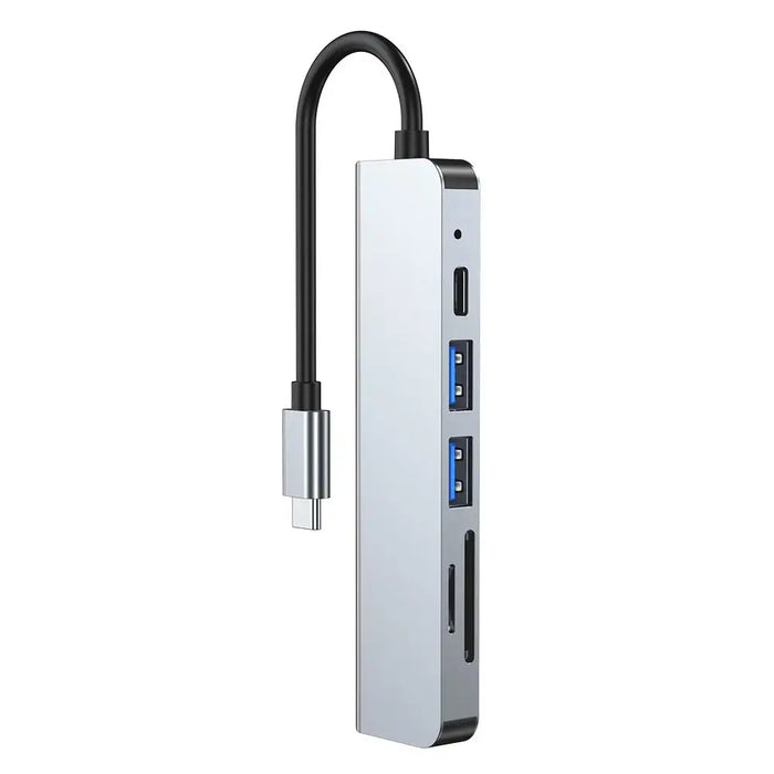 6в1 хъб Tech-Protect V4 USB-C към USB-A 3.0 / USB-A