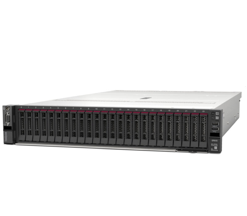 Сървър, Lenovo ThinkSystem SR665, AMD EPYC 7203 (8C, 2.8GHz, 64MB Cache, 120W), 32GB (1x32GB, 3200MHz 2Rx4 RDIMM), 8 SAS/SATA, 930-8i, 1x1100W Titanium, 5 Performance Fans, XCC Enterprise, Toolless V2 Rails