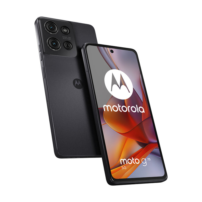 Смартфон MOTOROLA MOTO G75, 5G, 256GB, 8GB RAM, Charcoal Grey