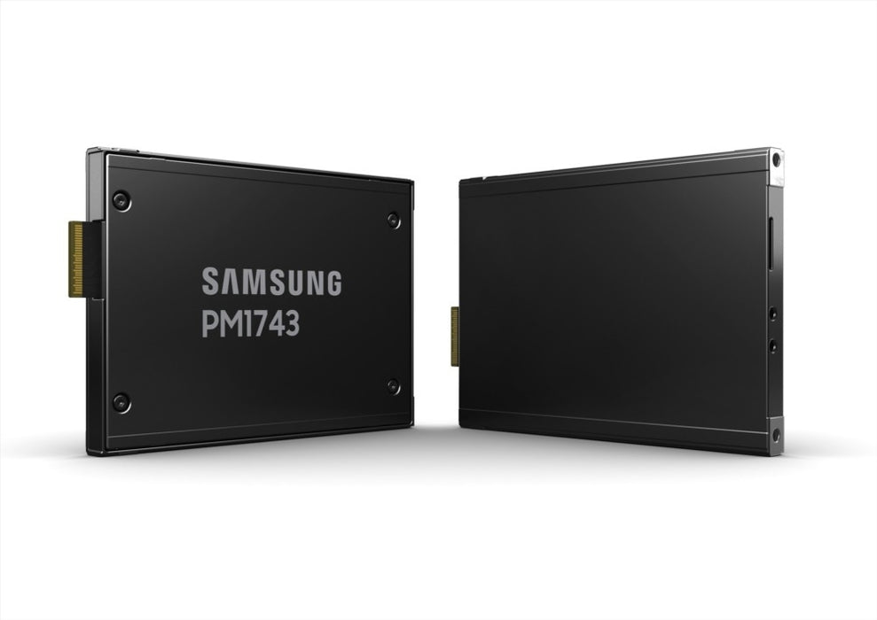 Твърд диск, Samsung Enterprise SSD PM1743 15.36TB TLC V6 Elan U.2 PCIe 2.5"  Read 6800 MB/s, Write 2700 MB/s