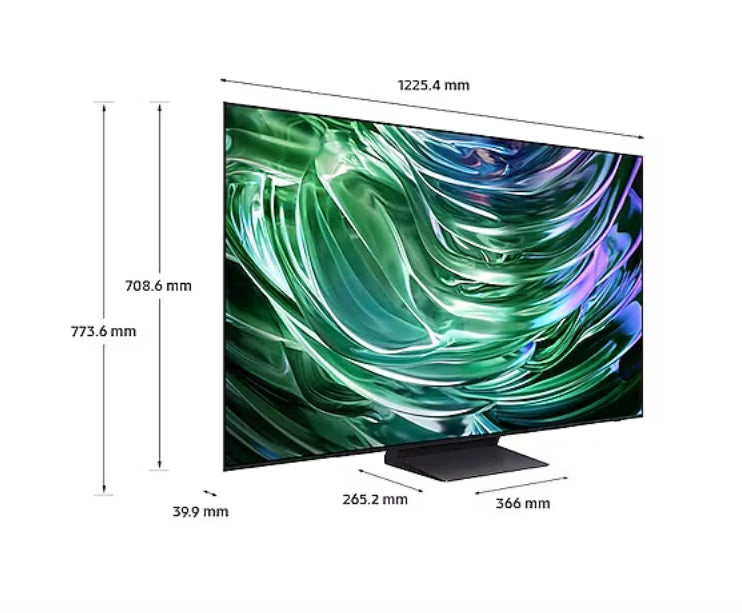 Телевизор, Samsung 55" 55S90D AI 4K QD-OLED SMART TV 144 Hz Titan Black