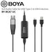 Адаптер BOYA. XLR към Lightning черен