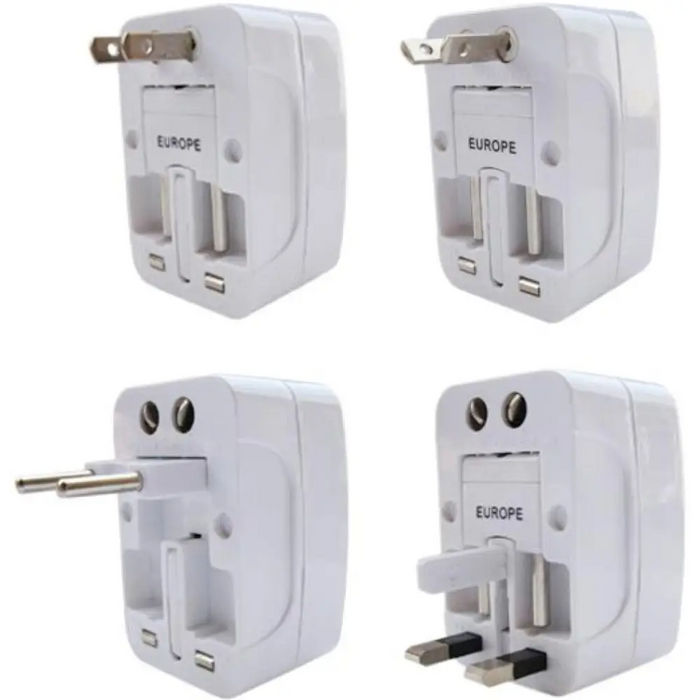 Адаптер Diva Travel Adaptor 3in1 White