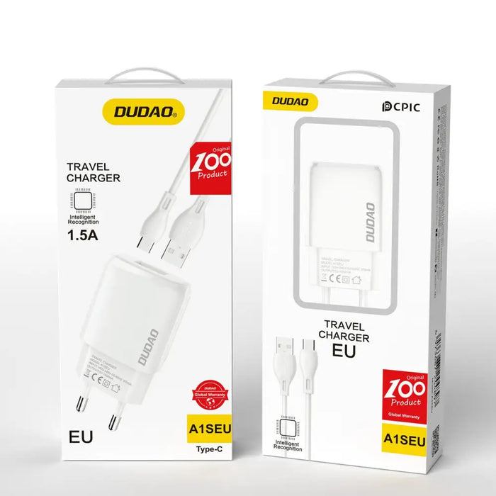 Адаптер Dudao USB-A 7.5W с USB-A към USB-C