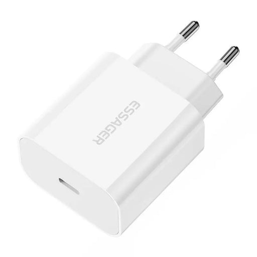 Адаптер Essager USB-C 20W PD бял