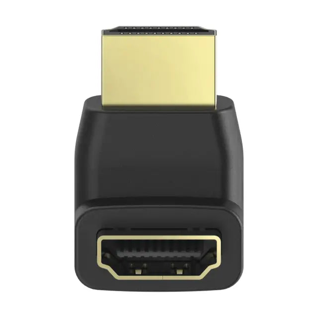 Адаптер HAMA 205164 HDMI мъжко - HDMI женско на 90° Черен