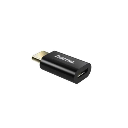 Адаптер HAMA Micro USB женско - USB-C мъжко 480 Mbit/s,Черен