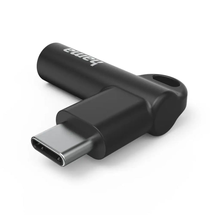 Адаптер Hama USB-C – 3,5 mm жак Aux 90° 201701