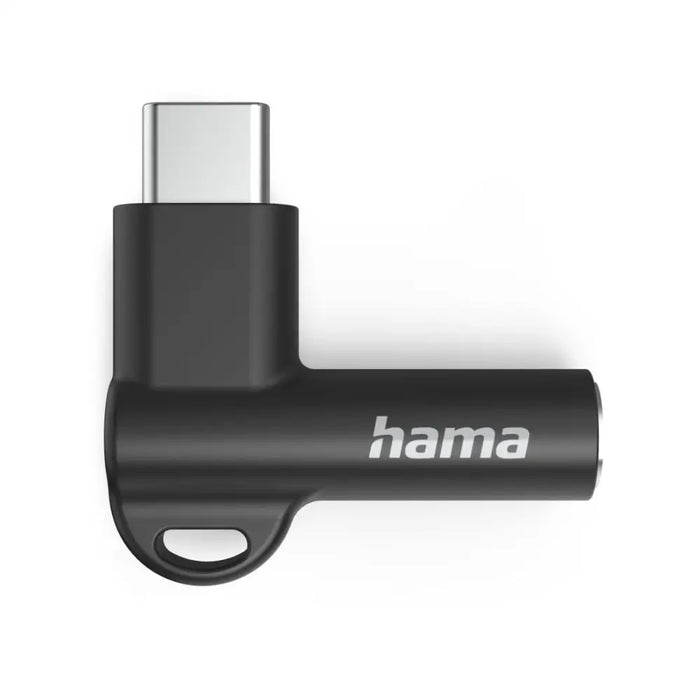 Адаптер Hama USB-C – 3,5 mm жак Aux 90° 201701