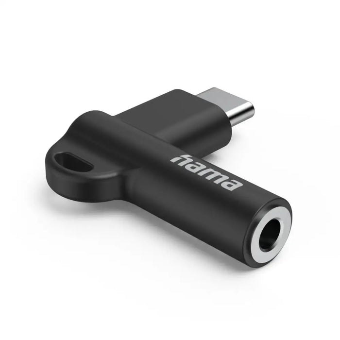 Адаптер Hama USB-C – 3,5 mm жак Aux 90° 201701