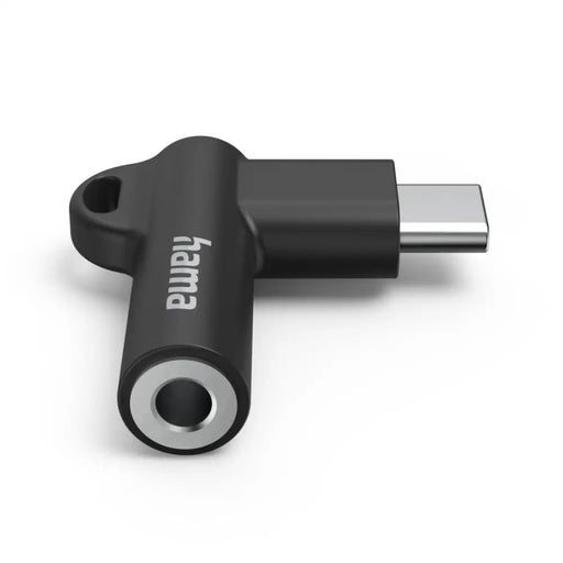 Адаптер Hama USB-C – 3,5 mm жак Aux 90° 201701