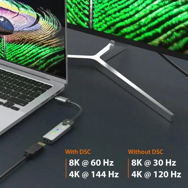 Адаптер j5create JCA157 USB-C мъжко - 8K HDMI 2.1 женско