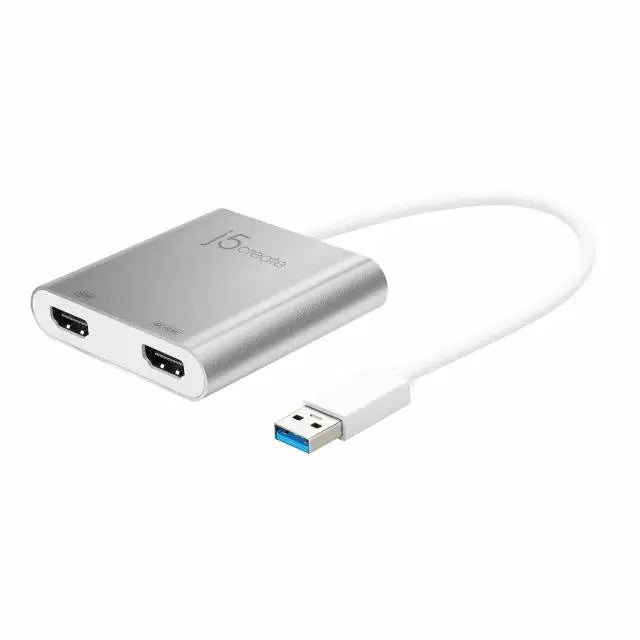 Адаптер j5create JUA365 За 2 монитора USB-A 3.0 - Dual HDMI