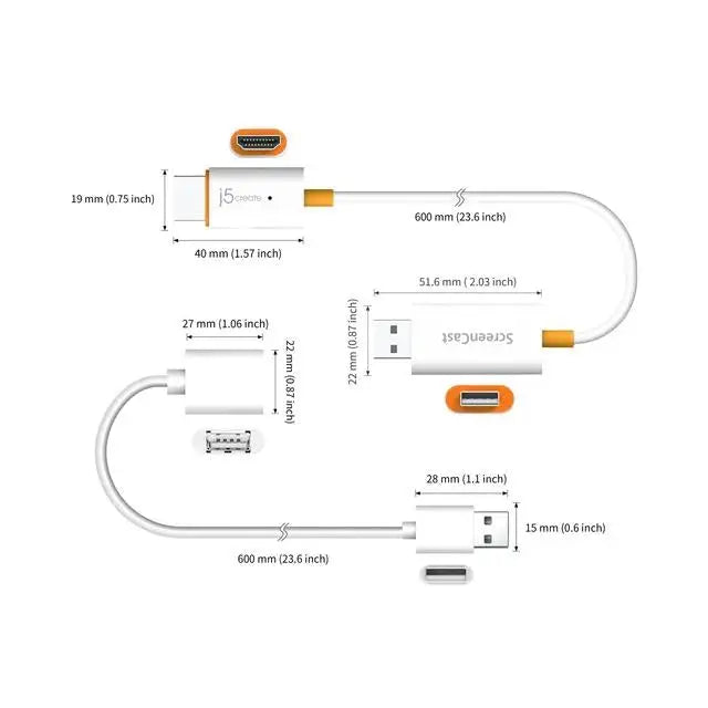 Адаптер j5create JVAW56 ScreenCast HDMI 2.4 GHz 5