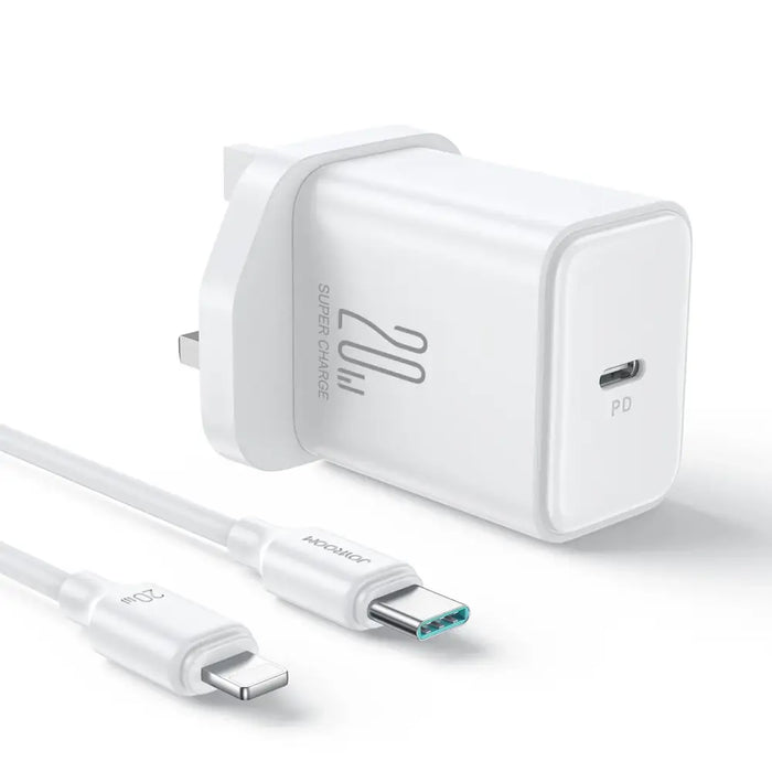 Адаптер Joyroom JR-TCF06 USB-C PD 20W UK + USB-C