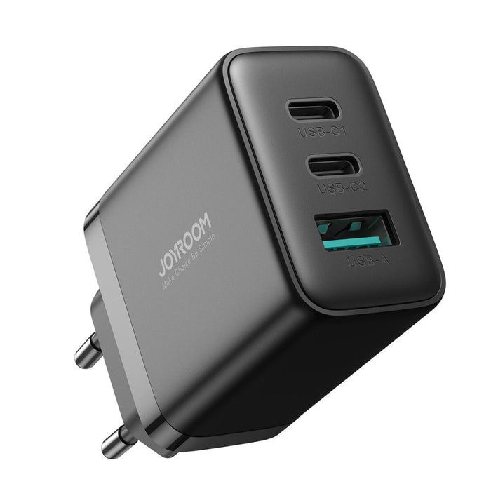 Адаптер Joyroom JR-TCF10 2x USB-C USB-A 32W черен