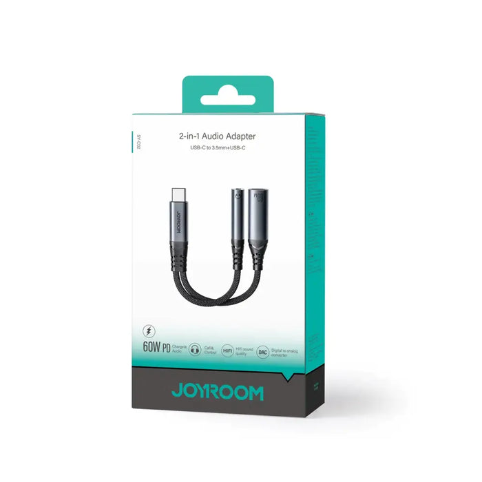 Адаптер Joyroom SY-C02 USB-C към USB-C / 3.5mm