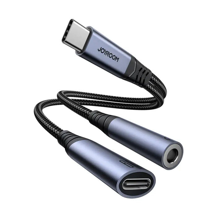 Адаптер Joyroom SY-C02 USB-C към USB-C / 3.5mm