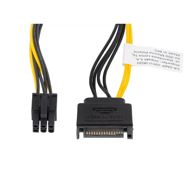 Адаптер Lanberg SATA (m) - > PCI express 6 pin cable 20cm