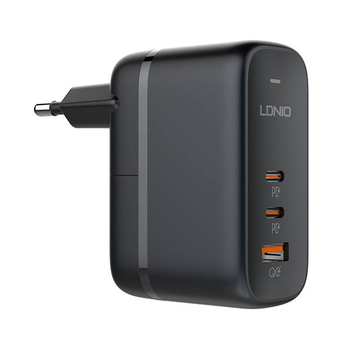 Адаптер LDNIO GaN USB Type-C 65W черен