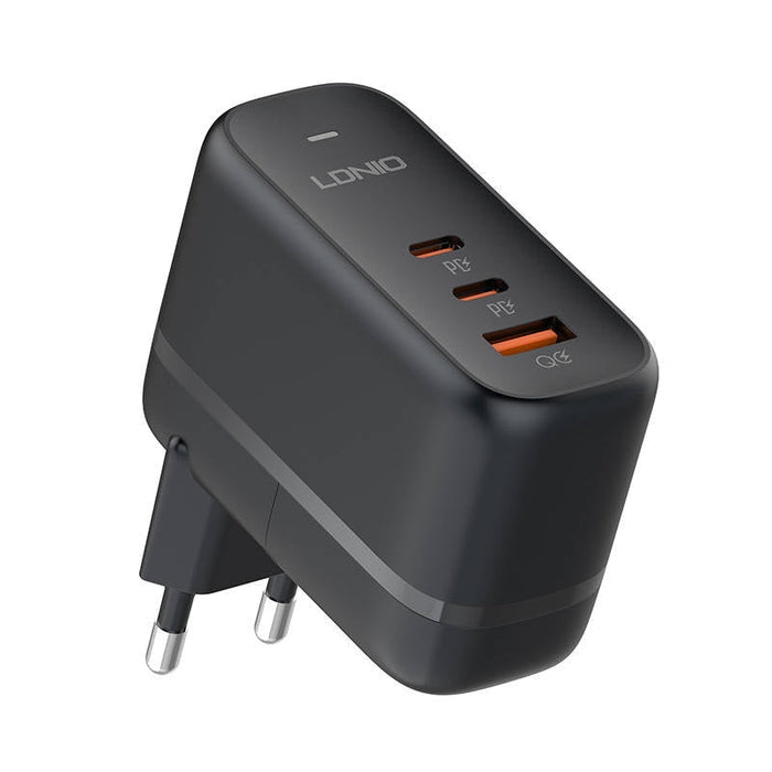 Адаптер LDNIO GaN USB Type-C 65W черен