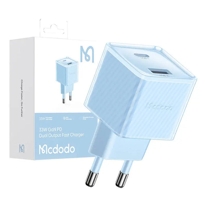 Адаптер McDodo CH-4152 33W USB-A USB-C син