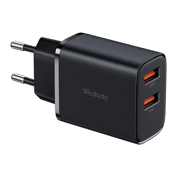 Адаптер Mcdodo CH-5070 USB-A*2 12W черен