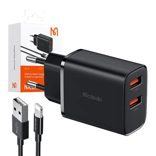 Адаптер Mcdodo CH-5071 USB-A*2 12W + USB-A към