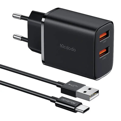 Адаптер Mcdodo CH-5072 USB-A*2 12W + USB-A към