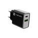 Адаптер Natec USB Charger Ribera 1X USB - A + 1X USB