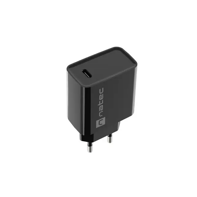 Адаптер Natec USB Charger Ribera 1X USB - C 20W черен