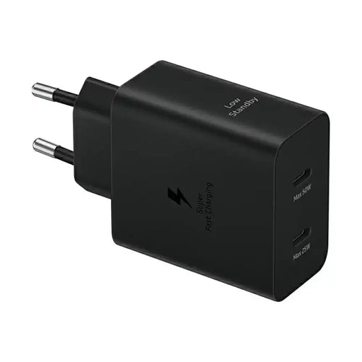 Адаптер Samsung Power Adapter Duo EP-T5020XBEGEU 2x