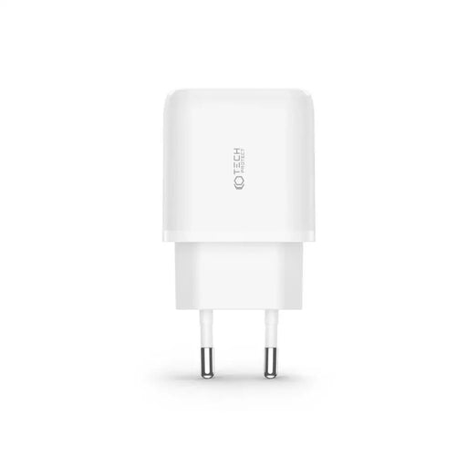 Адаптер Tech-Protect C20W USB-C PD 20W / USB-A QC 3.0 бял