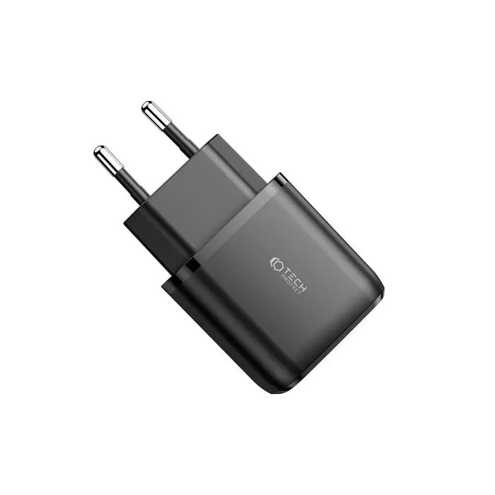 Адаптер Tech-Protect C20W USB-C PD 20W / USB-A QC 3.0 черен