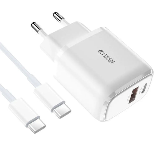 Адаптер Tech-Protect C20W USB-C PD 20W / USB-A QC