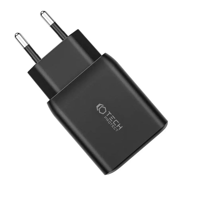 Адаптер Tech-Protect C35W-2 2x USB-C PD 35W черен