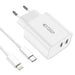 Адаптер Tech-Protect C35W 2x USB-C PD 35W с USB-C