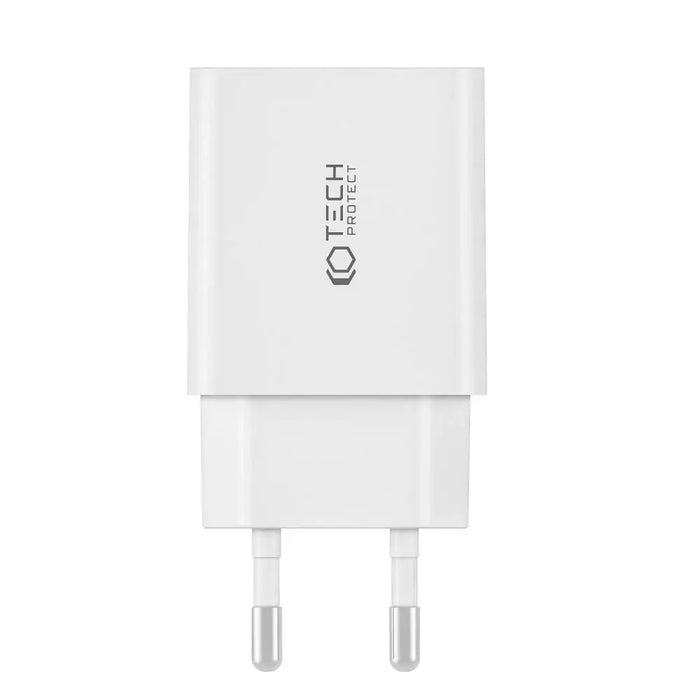 Адаптер Tech-Protect C35W 2x USB-C PD 35W с USB-C