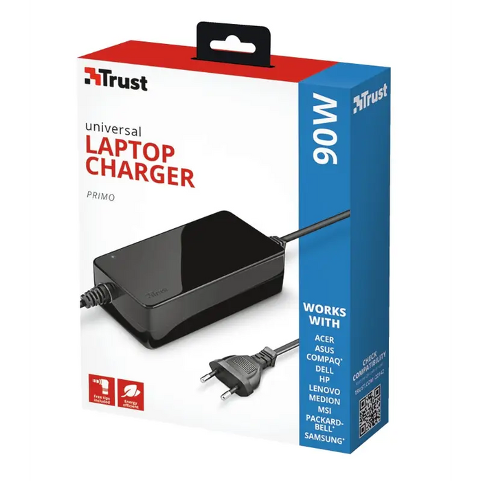 Адаптер TRUST Primo Laptop Charger 19V-90W