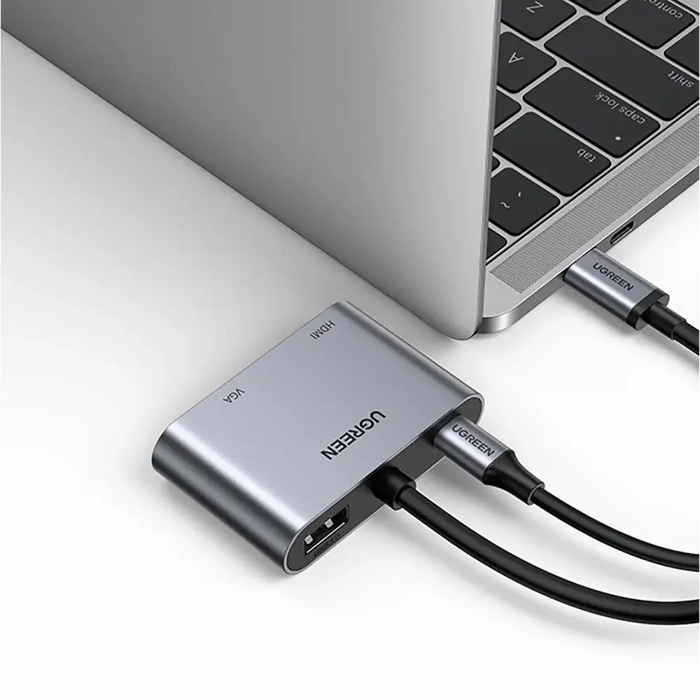 Адаптер Ugreen CM162 50505 USB-C - HDMI / VGA