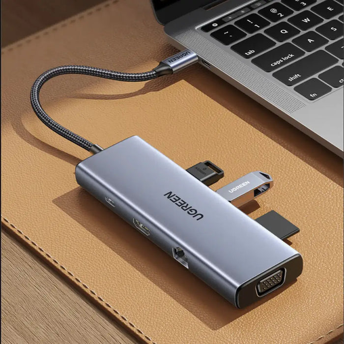 Адаптер Ugreen CM498 USB-C - 3x USB-A 3.0 / HDMI